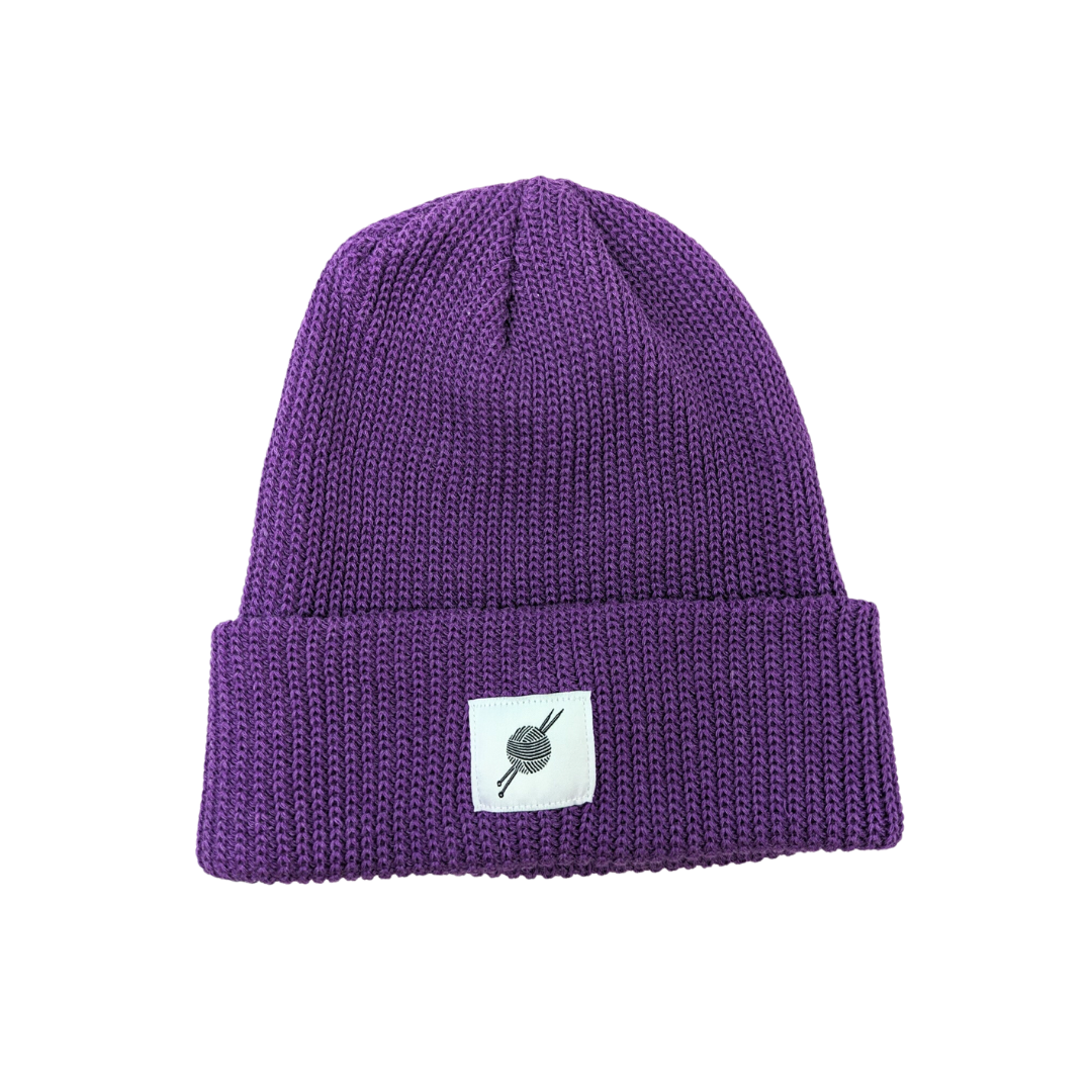 TK Fisherman Beanie Purple – Tight Knit Clothing