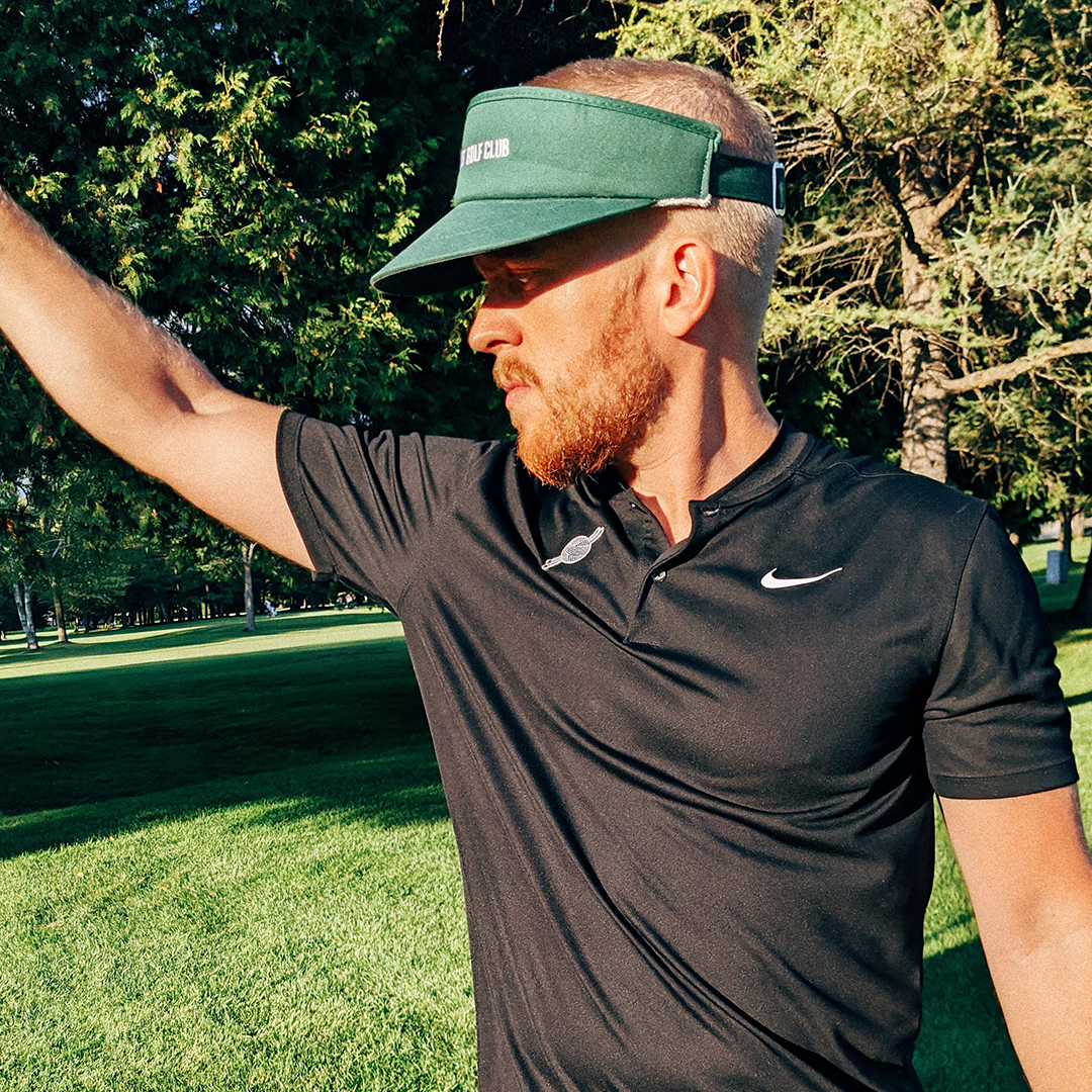 Tight Knit Golf Club Green Visor - Tight Knit Clothing