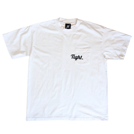 Tight Knit Pocket Tee White - Tight Knit Clothing