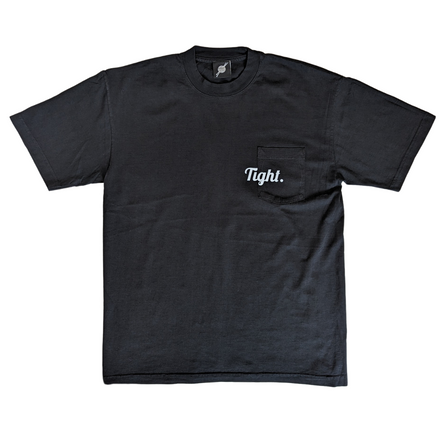 Tight Knit Pocket Tee Black - Tight Knit Clothing