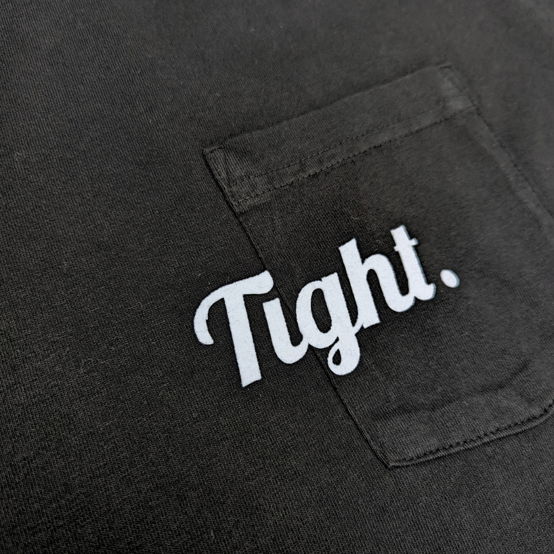 Tight Knit Pocket Tee Black - Tight Knit Clothing