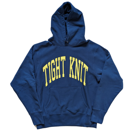 Tight Knit Collegiate Relaxed Fit Hoodie Blue