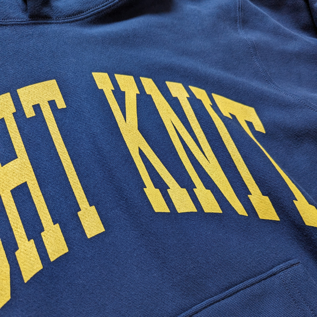 Tight Knit Collegiate Relaxed Fit Hoodie Blue
