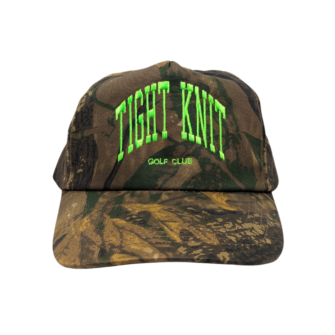 Tight Knit Golf Club Camo/Green Hat