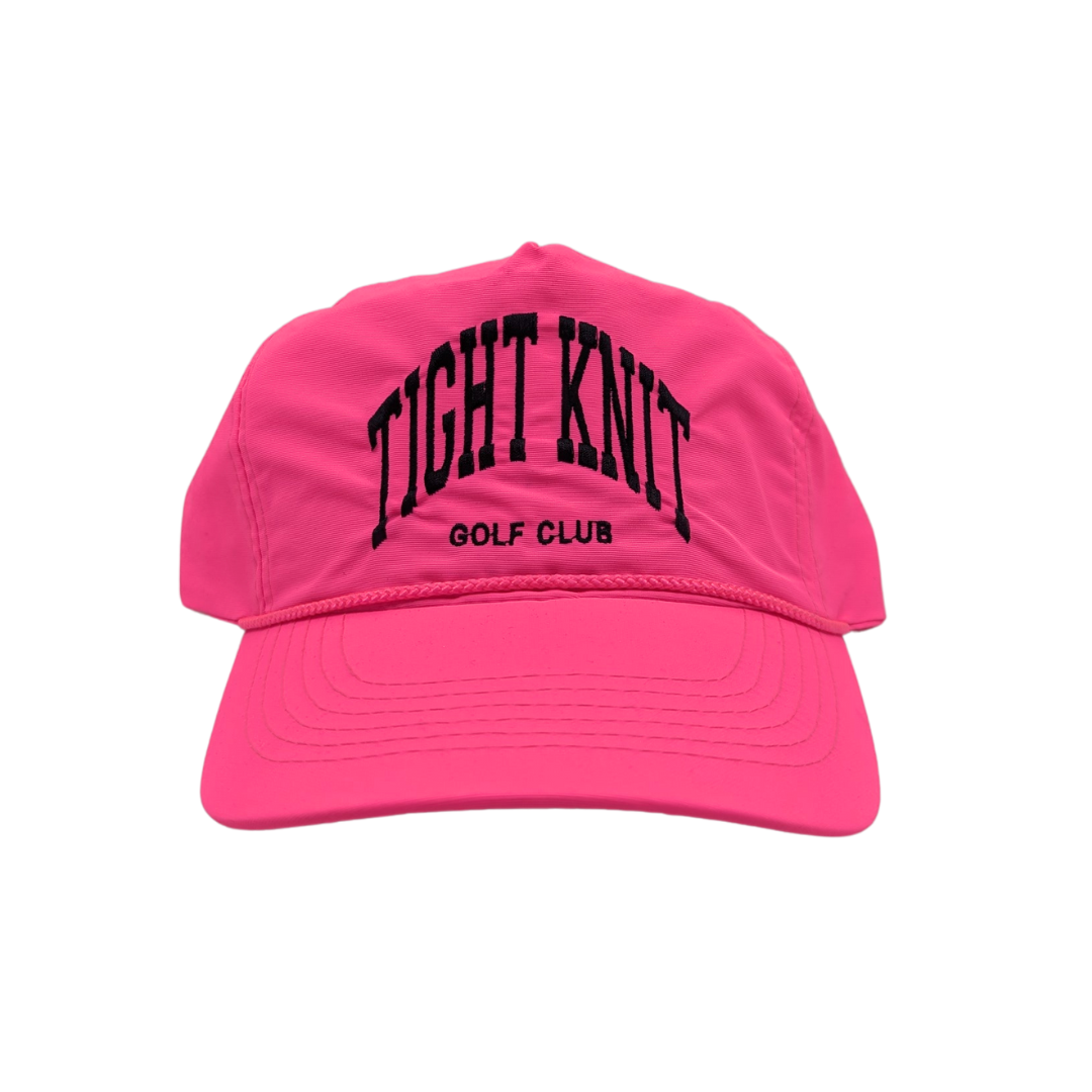 Tight Knit Golf Club Hi-Vis Pink Hat