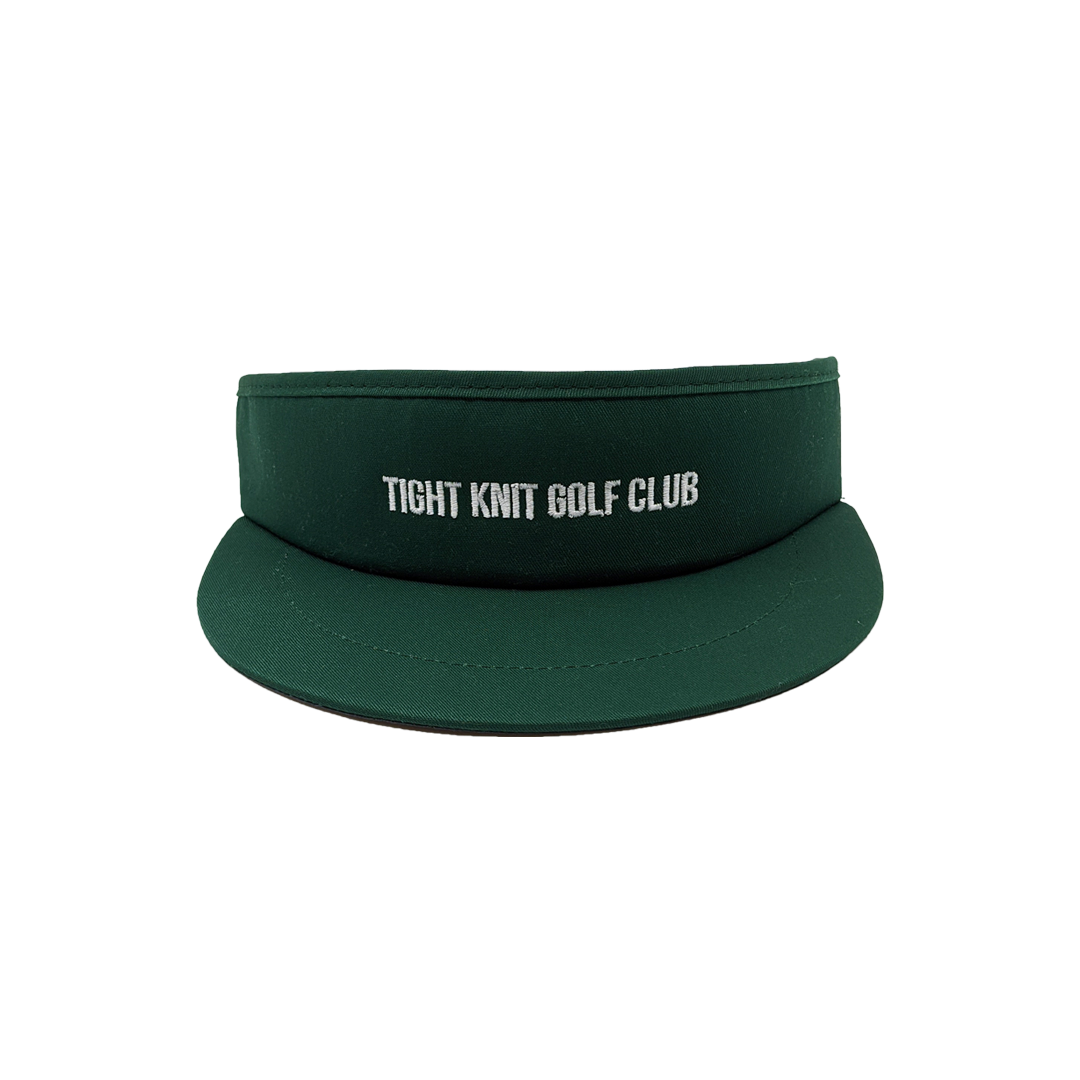 Tight Knit Golf Club Green Visor - Tight Knit Clothing