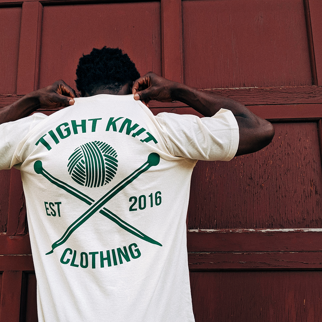 OG Logo Eco/Forest Green Tee - Tight Knit Clothing